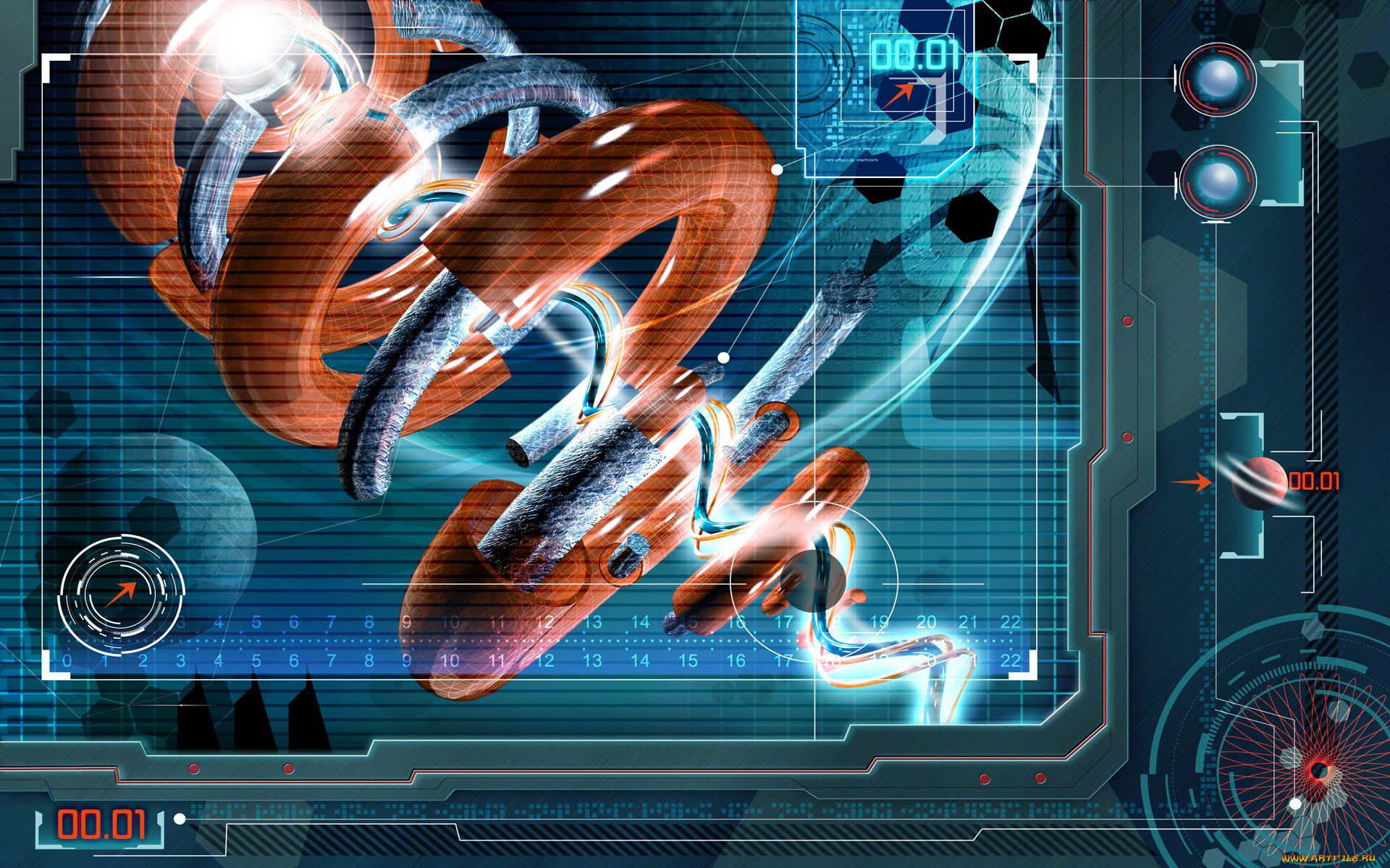 3, , abstract, 